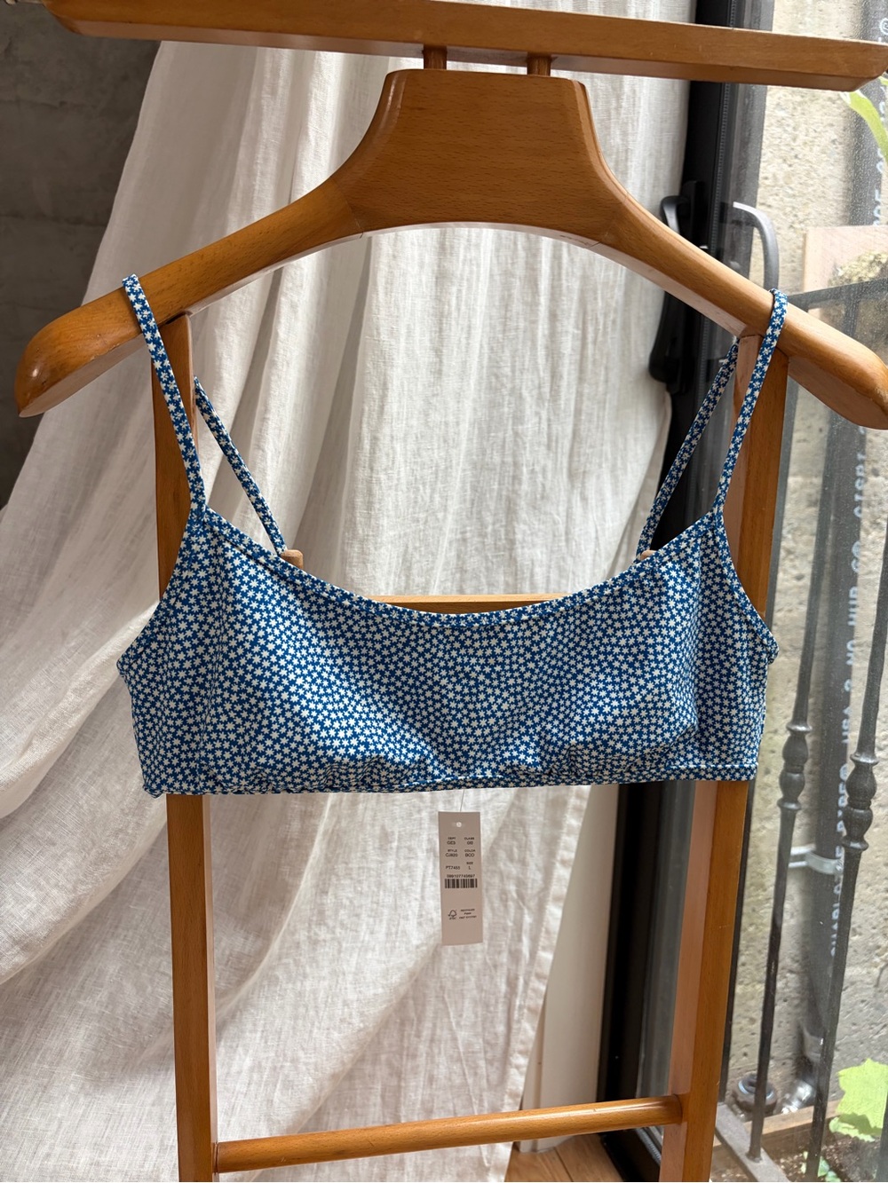J. Crew Reversible Floral Bikini Bralette